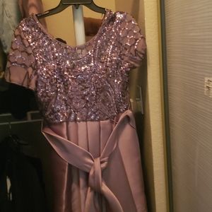 High low evening dress